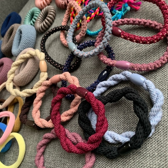 100pc Mixed Assortment Hair Ties & Scrunchies Pre-packed Bundles - Picture 12 of 16